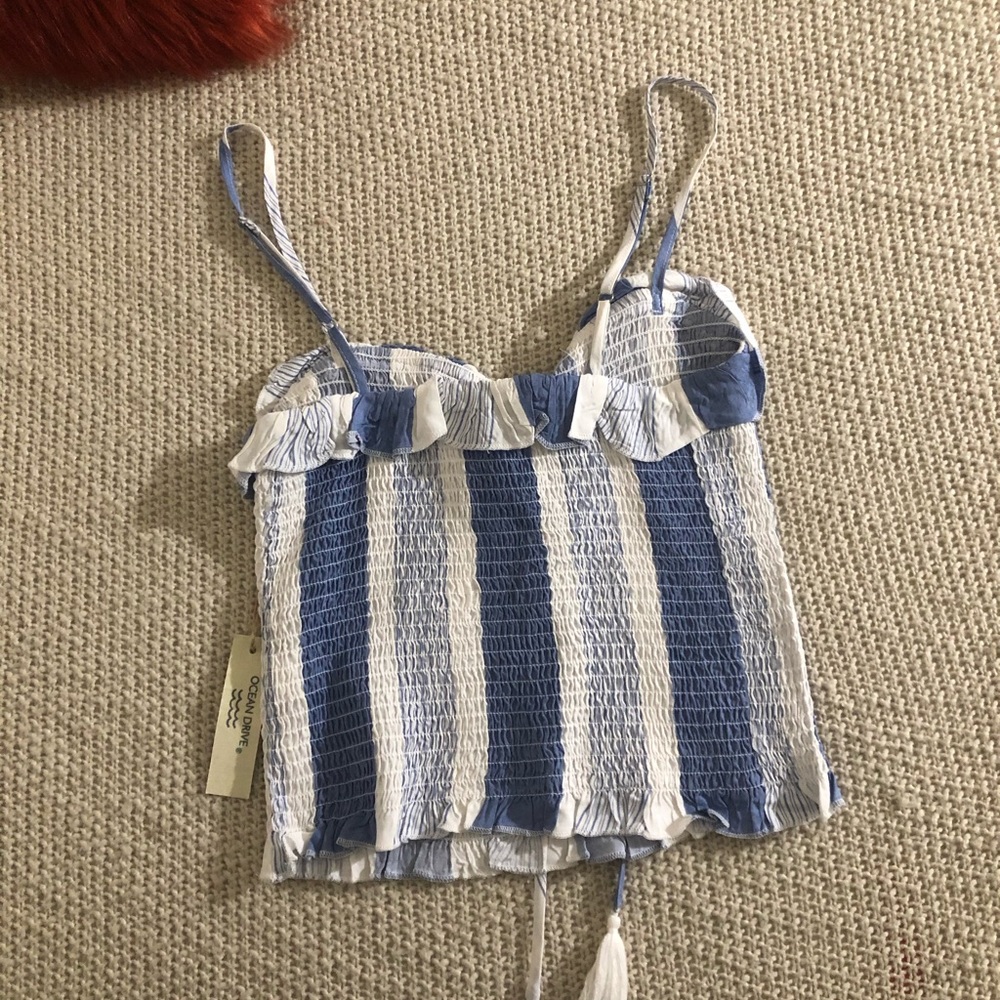 Ocean Drive blue and white - Picture 7 of 7